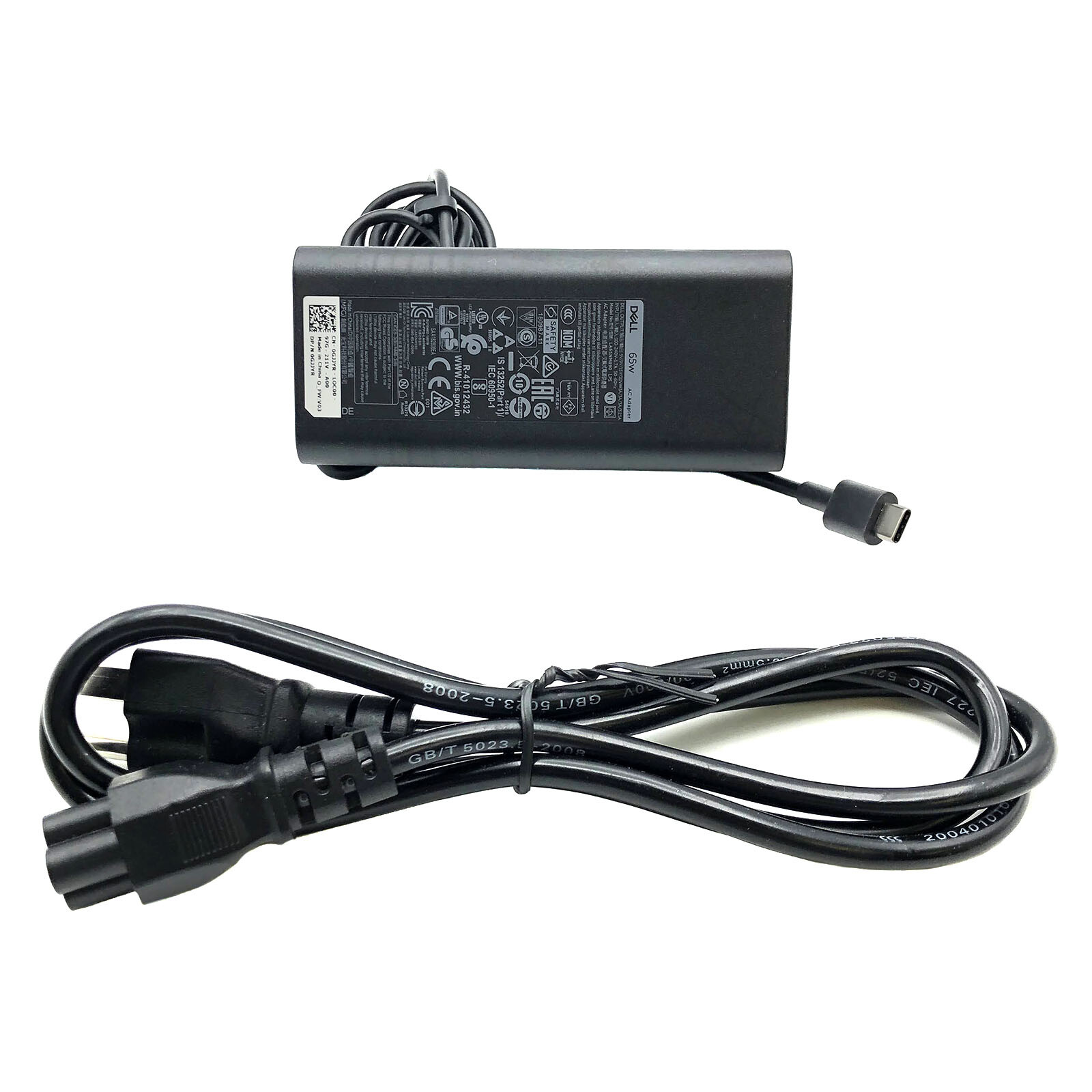 Original Dell XPS 13 Plus LA60NM200 65W USB Type-C AC Power Supply Adapter
