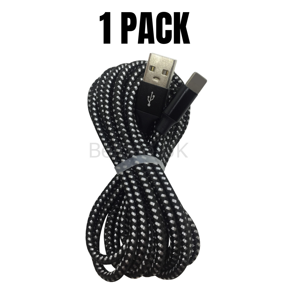 10Ft Long Charger Cable USB Charging Cord Heavy Duty For Apple iPhone 11 XR X 8