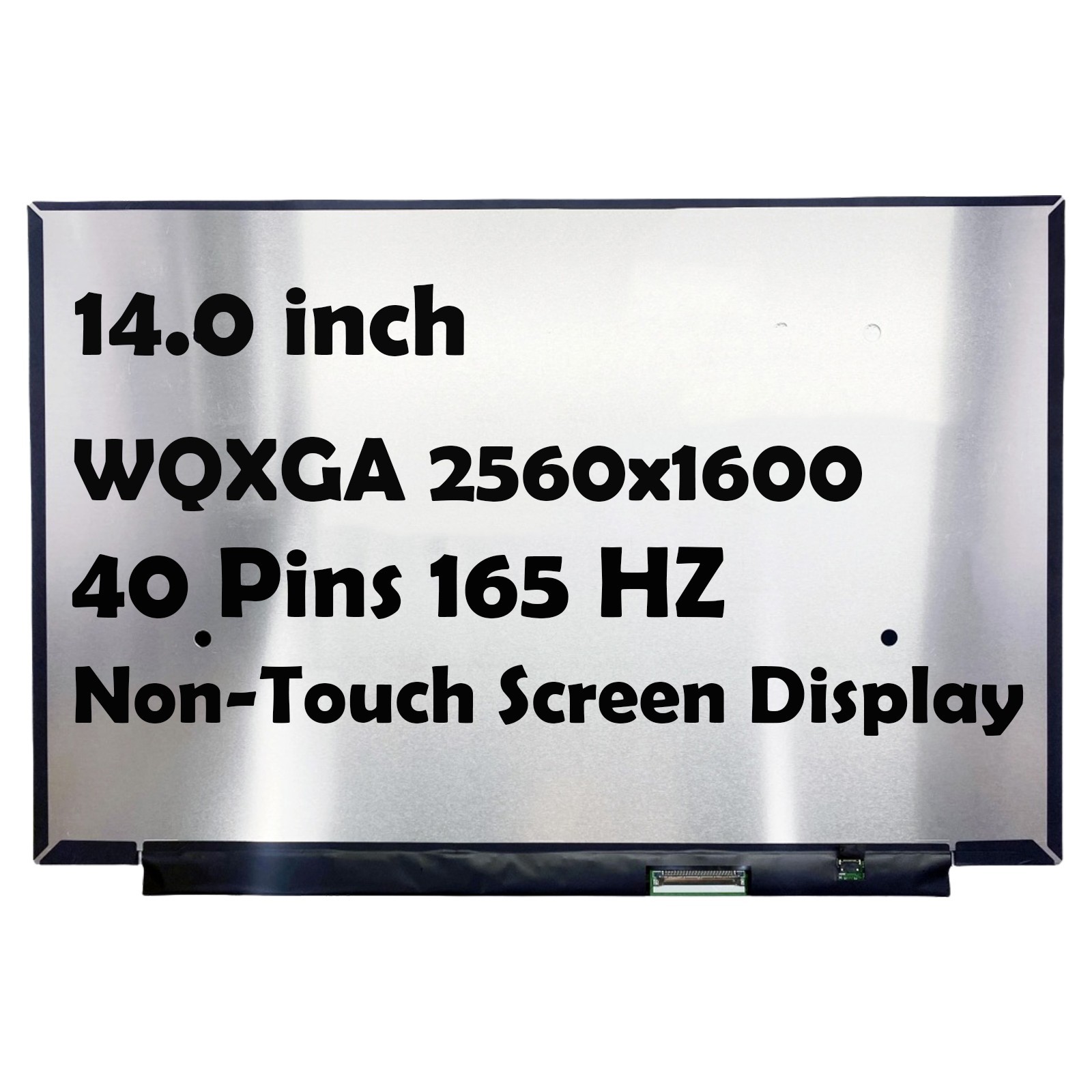 14" B140QAN06.S 2560x1600 40Pins 165 HZ LCD Non-Touch Screen Display Panel
