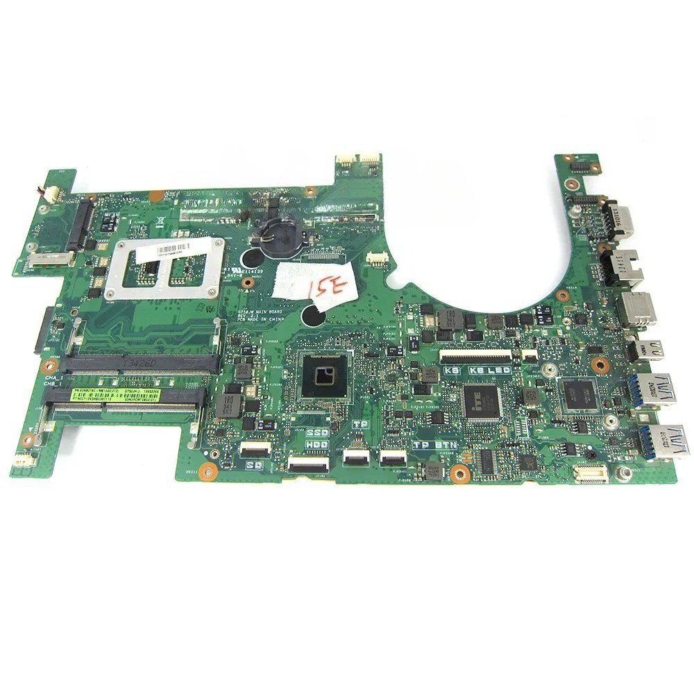 For ASUS G750JS G750JM G750JW G750JH G750JX Laptop Mainboard i7-4700 tested OK