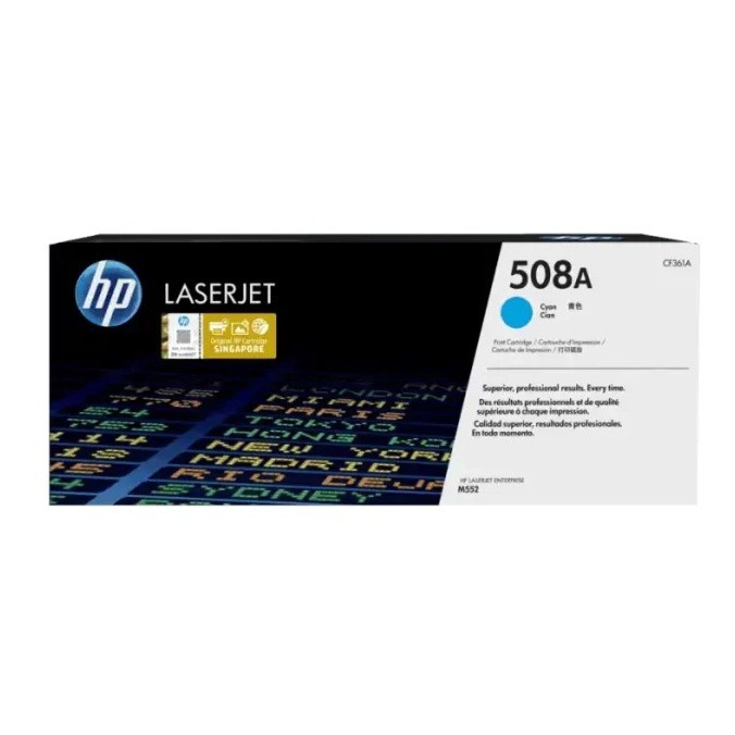 New Open Box HP 508A Cyan Original LaserJet Toner Cartridge, CF361A