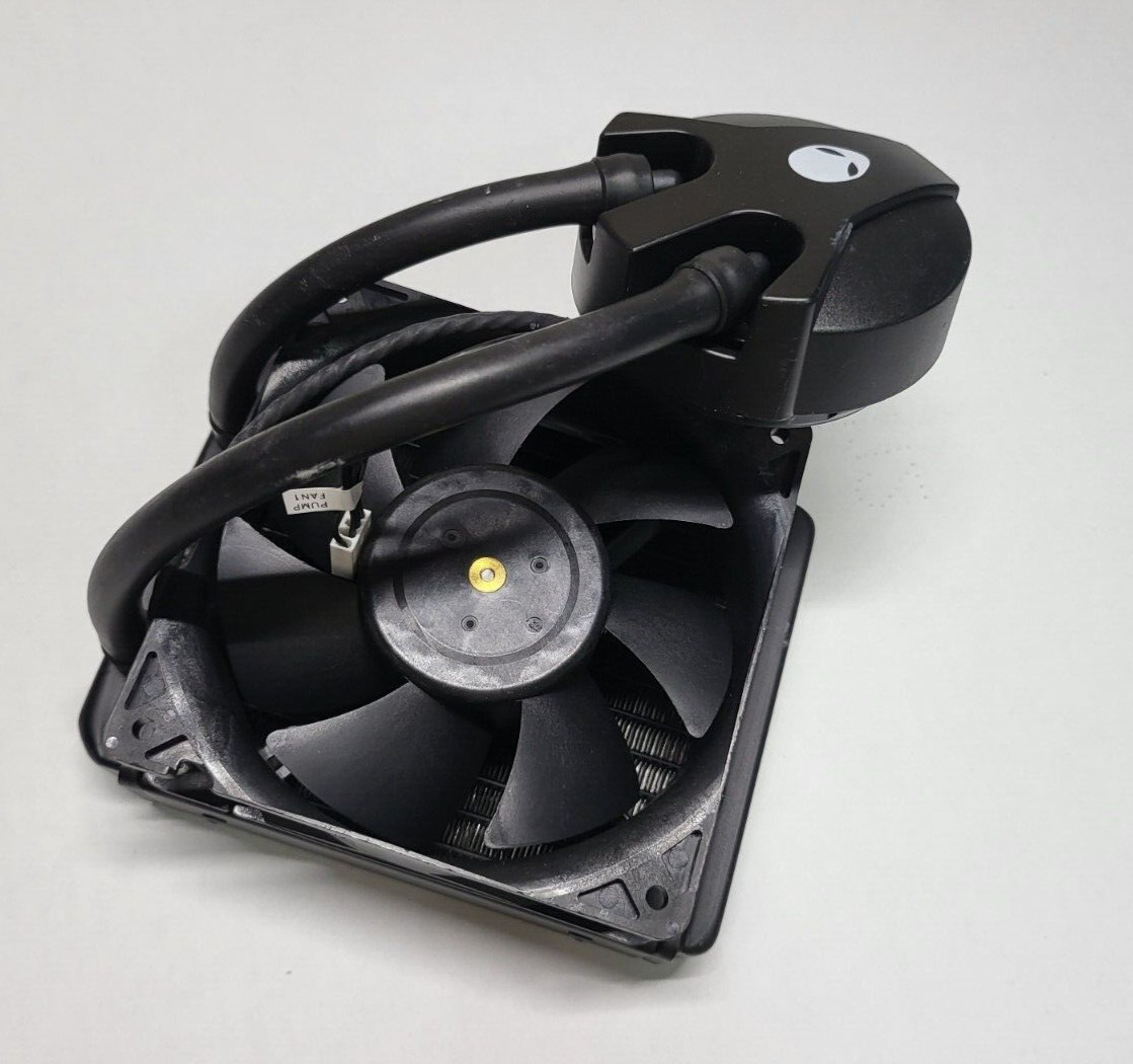OEM Dell Alienware Aurora R8 R9 R10 R11 R12 Liquid CPU Cooler NO SCREWS MH0HN