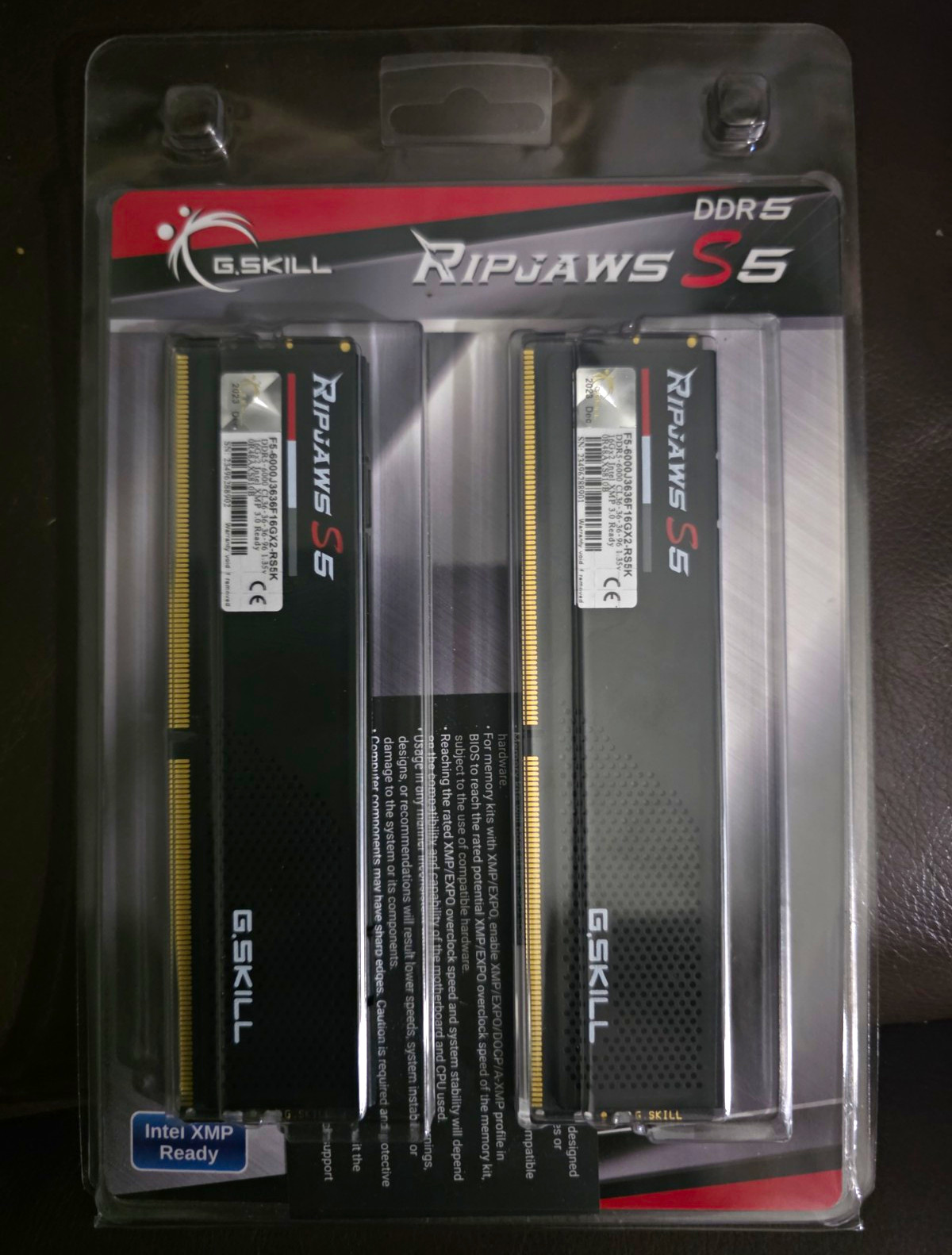 G.SKILL Ripjaws 32GB ram