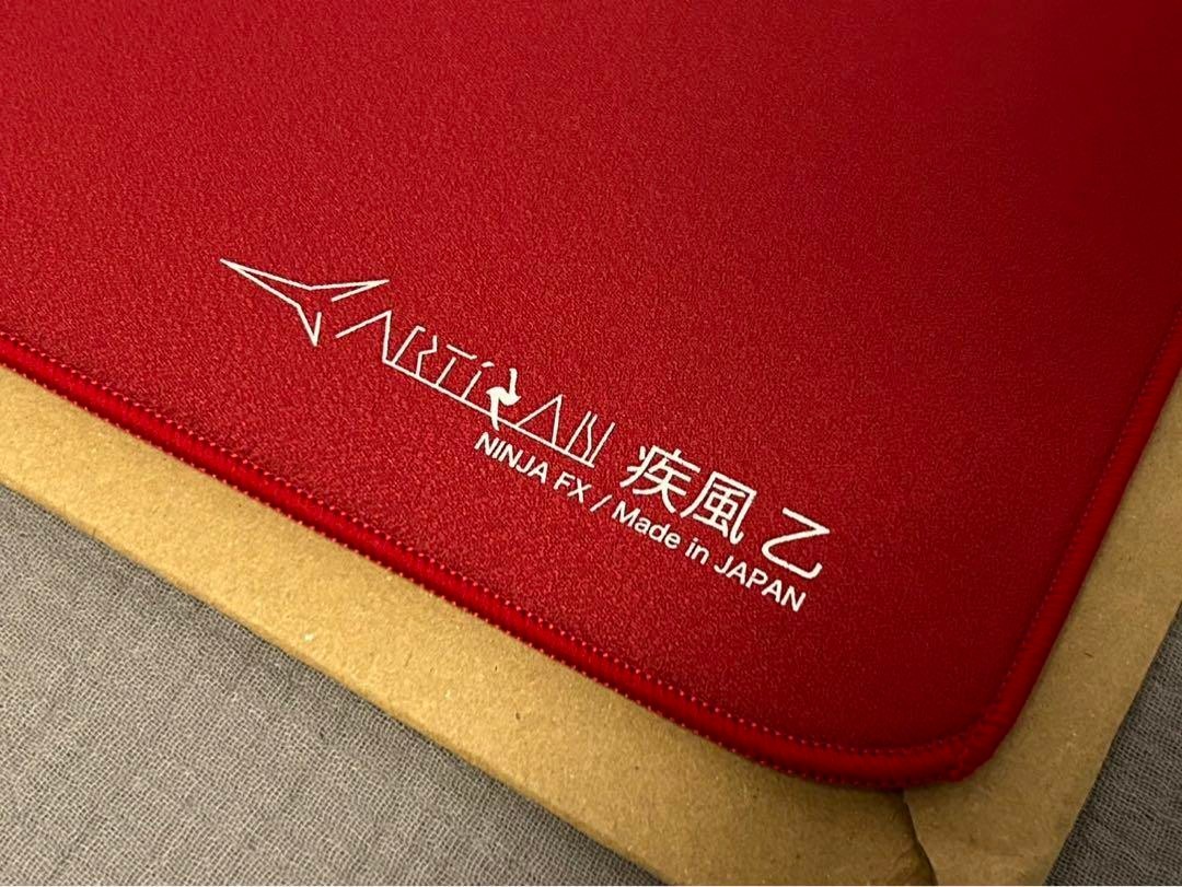 ARTISAN Hayate Otsu V2 Gaming Mouse pad NEW MODEL  Mid/Soft/Xsoft M/L/XL/XXL RED