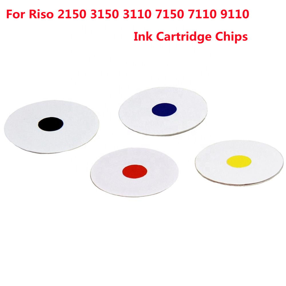 4PC/SET Chip for Riso Comcolor 2150 3150 3110 7150 7110 9150 9110 Inkjet Printer