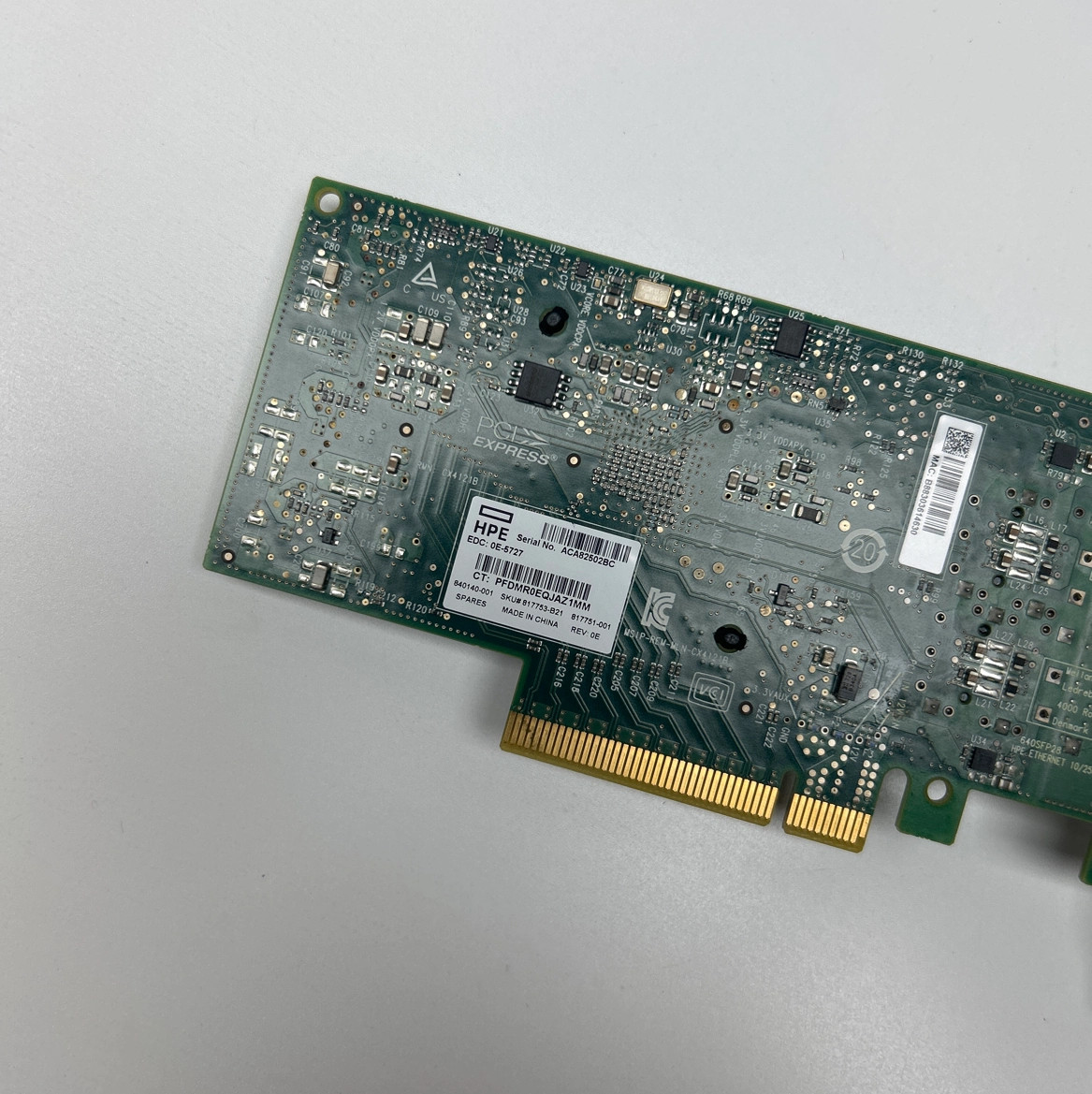 HPE Mellanox MCX4121A-ACUT 10G/25G dual port 10G network card PN:817753-B21