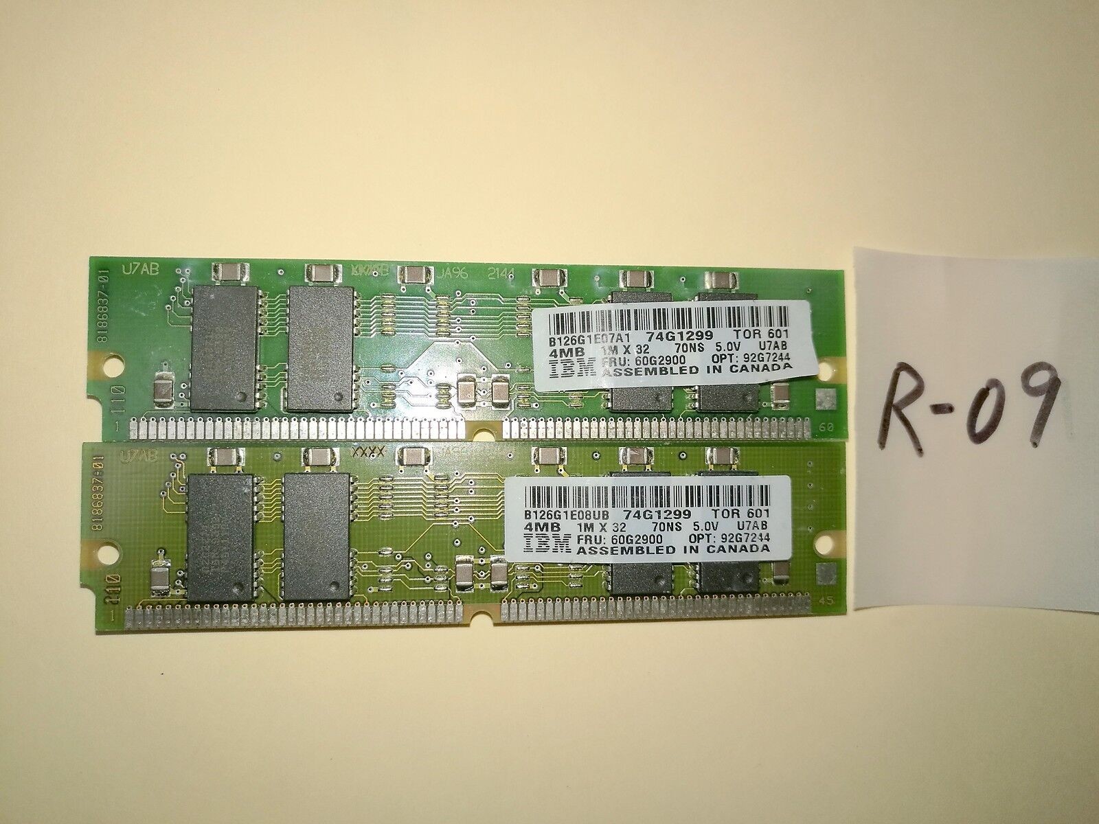1 x IBM 60G2900 4MB Memory 70ns 92G7244 (Qty avaiable)