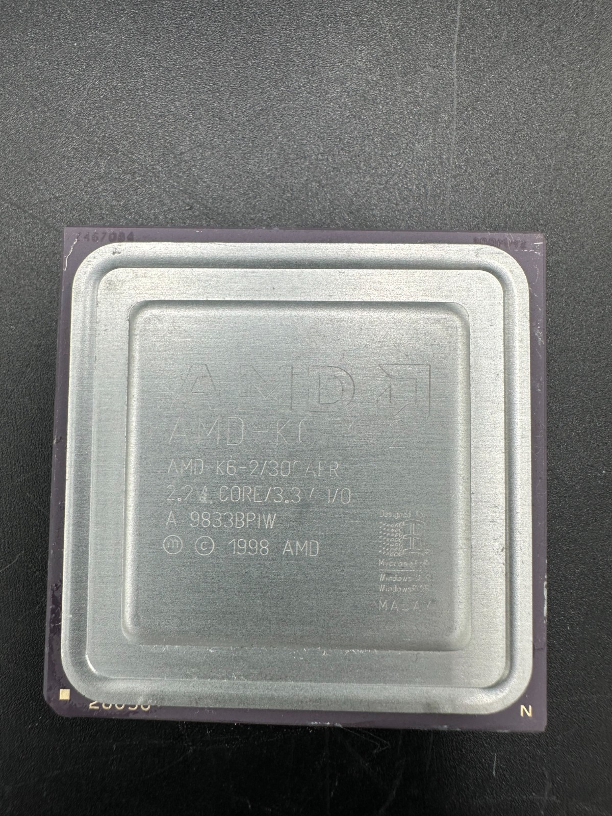 AMD K6-2 300MHz Socket 7 CPU Processor AMD-K6-2/300 AFR 1998 Vintage PGA