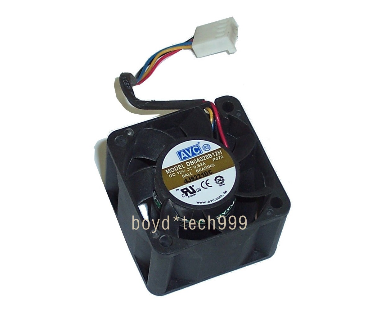 For AVC Fan DB04028B12H 40*40*28mm DC 12V 0.53A 4CM 4028 4-wire Server fan