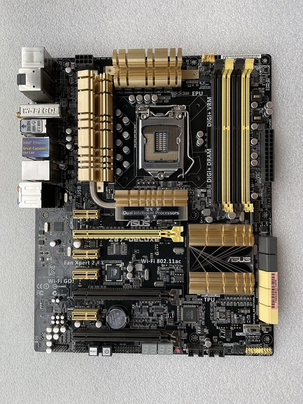 ASUS Z87-DELUXE Motherboard LGA1150 Chipset Intel Z87 DDR3 With I/O Baffle