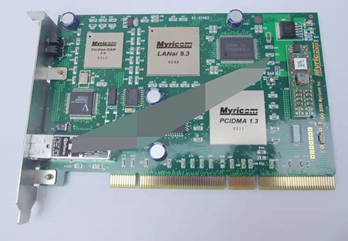 1pc used Myricom M3F-PCI64C-2 2GB Fiber PCI-X Network Interface card