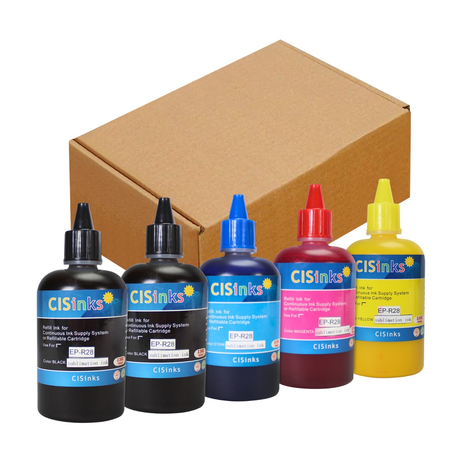 5 PACK Compatible Bulk Refill INK Compatible for Canon PIXMA MP560 MP620 MP630