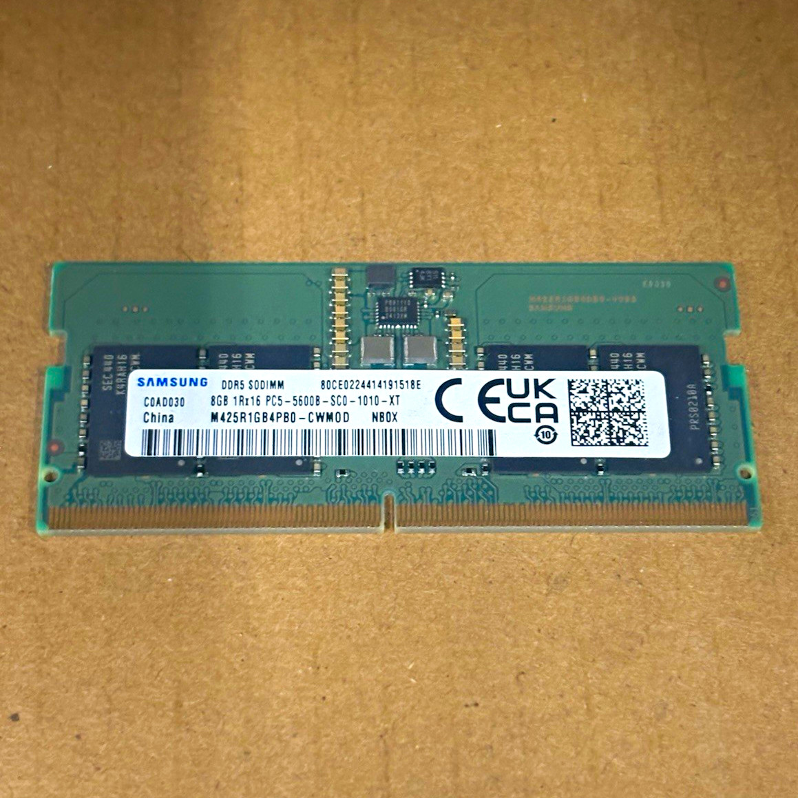 Samsung 8GB (1x8GB) DDR5-5600 PC5-5600B SO-DIMM 262-Pin RAM M425R1GB4BB0- Tested