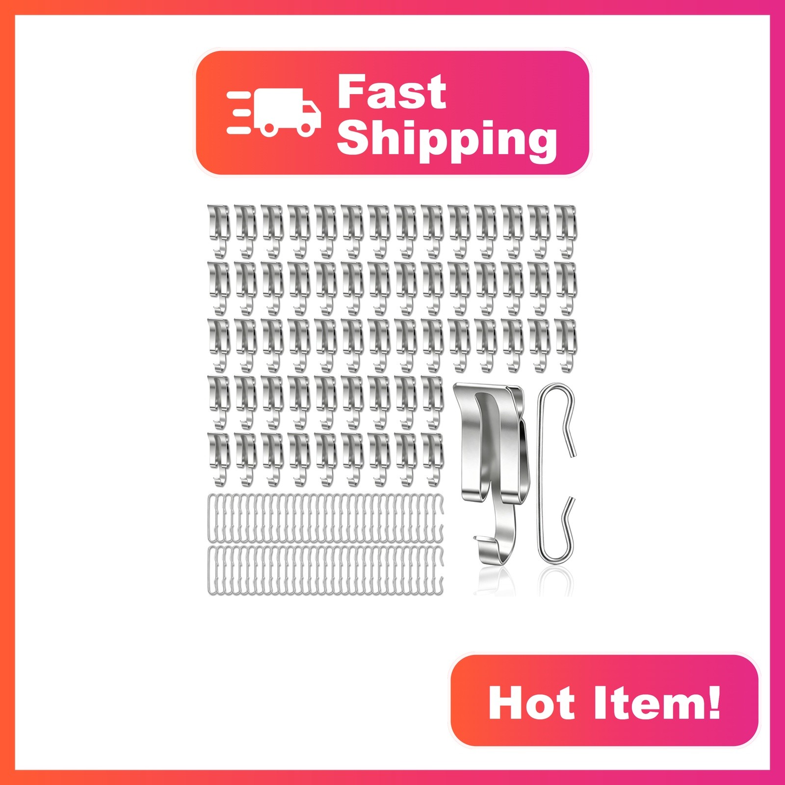 Haizusai Heat Cable Roof Clips and Spacers, 120pcs