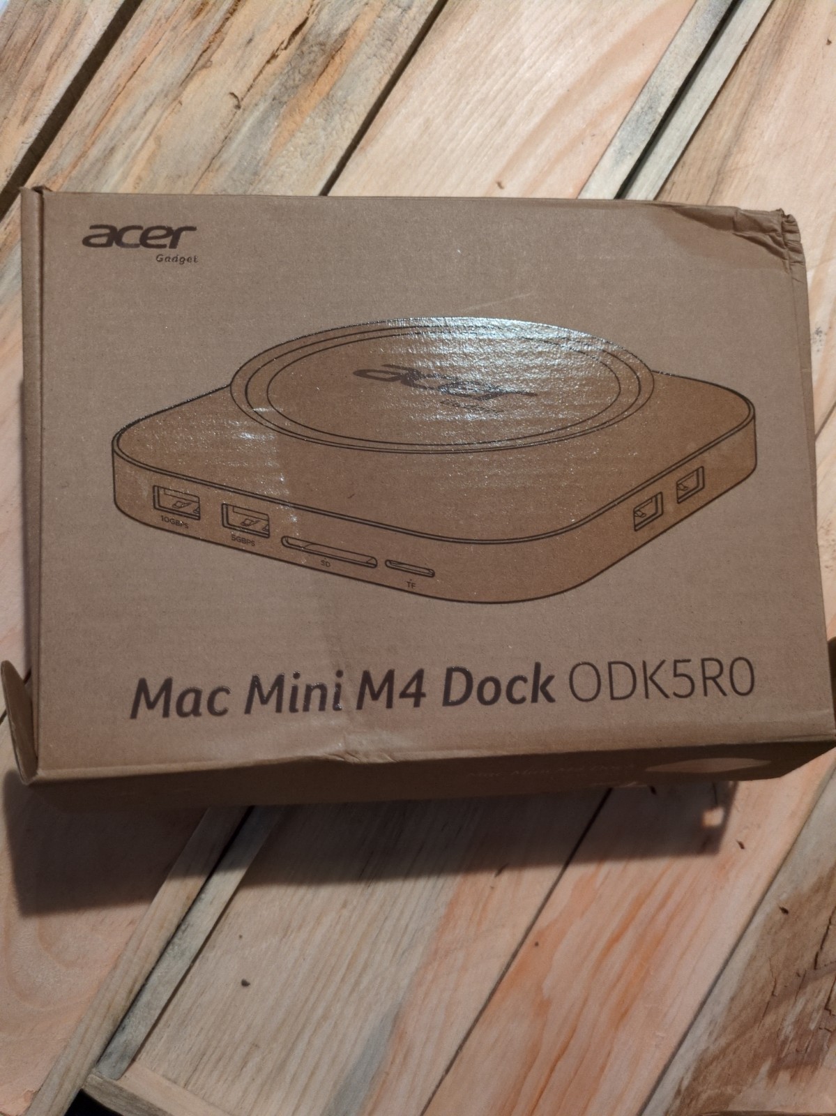 Acer Mac Mini M4 Dock ODK5R0 USB-C Hub Stand HDMI SD w/Charging brick (A655)