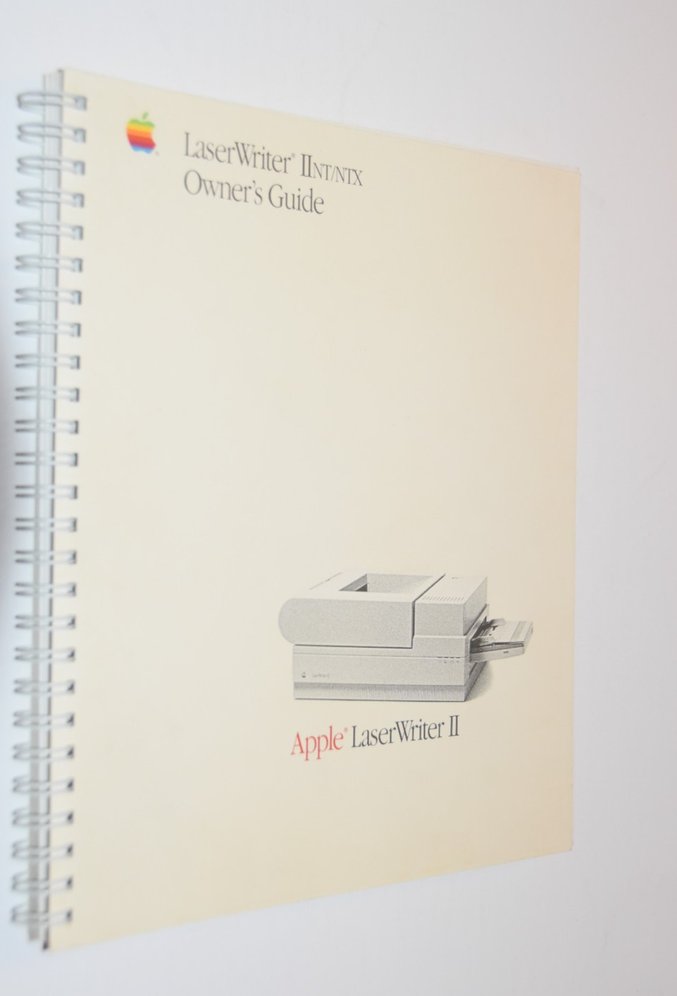 Vintage 1988 Apple LaserWriter IINT/NTX Owners Manual Guide 030-3215-A Macintosh