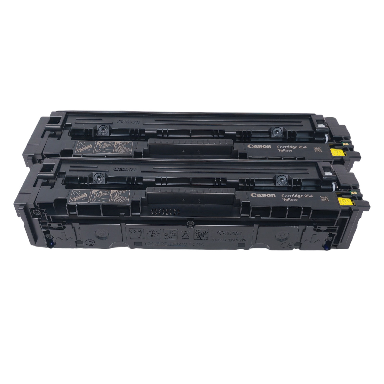 2x CRG054 Yellow Toner For use with LBP622CdwLBP623CdwMF641CdwMF642CdwMF644Cdw