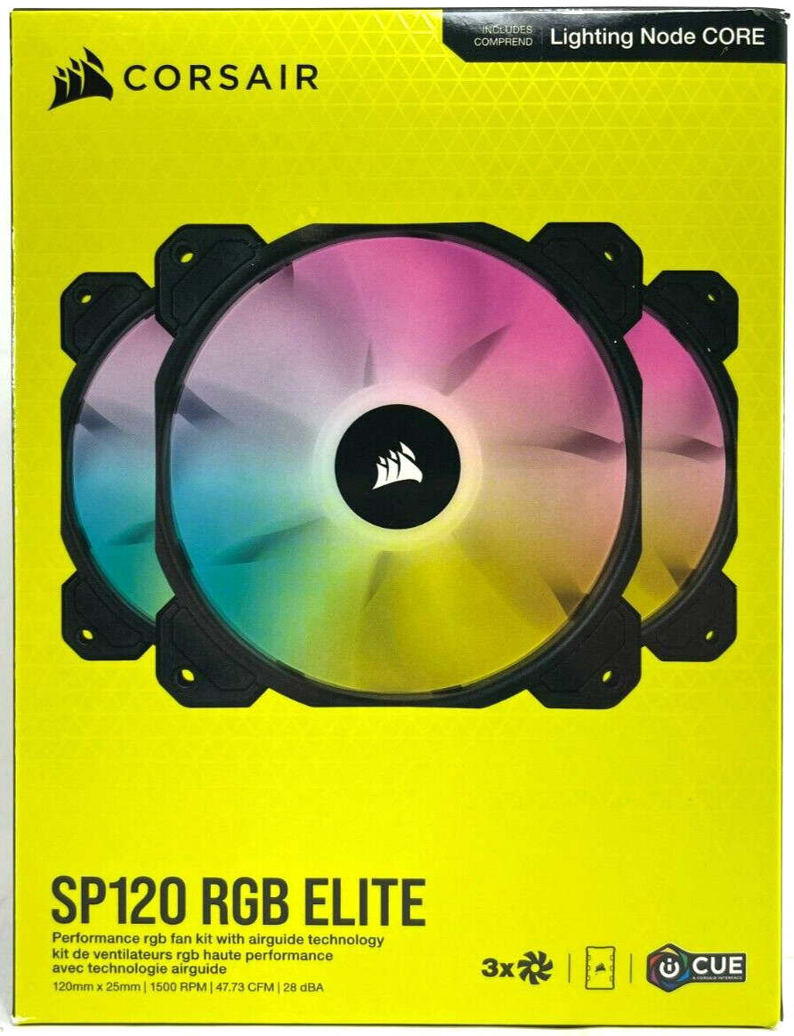 Corsair - CO-9050109-WW - iCUE SP120 Cooling Fan - 3 Pack