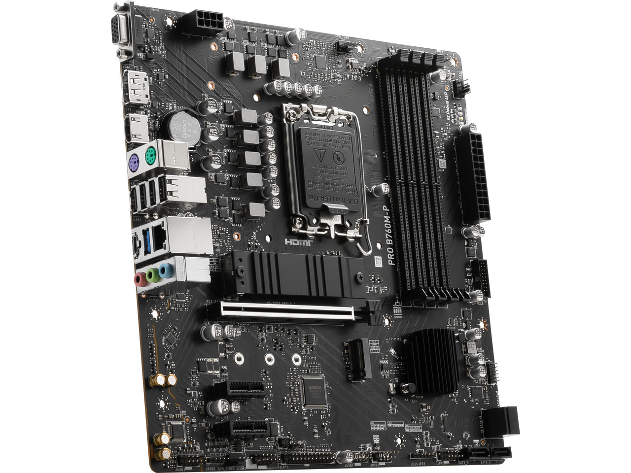 MSI PRO B760M-P LGA 1700 Intel B760 SATA 6Gb/s Micro ATX Motherboard