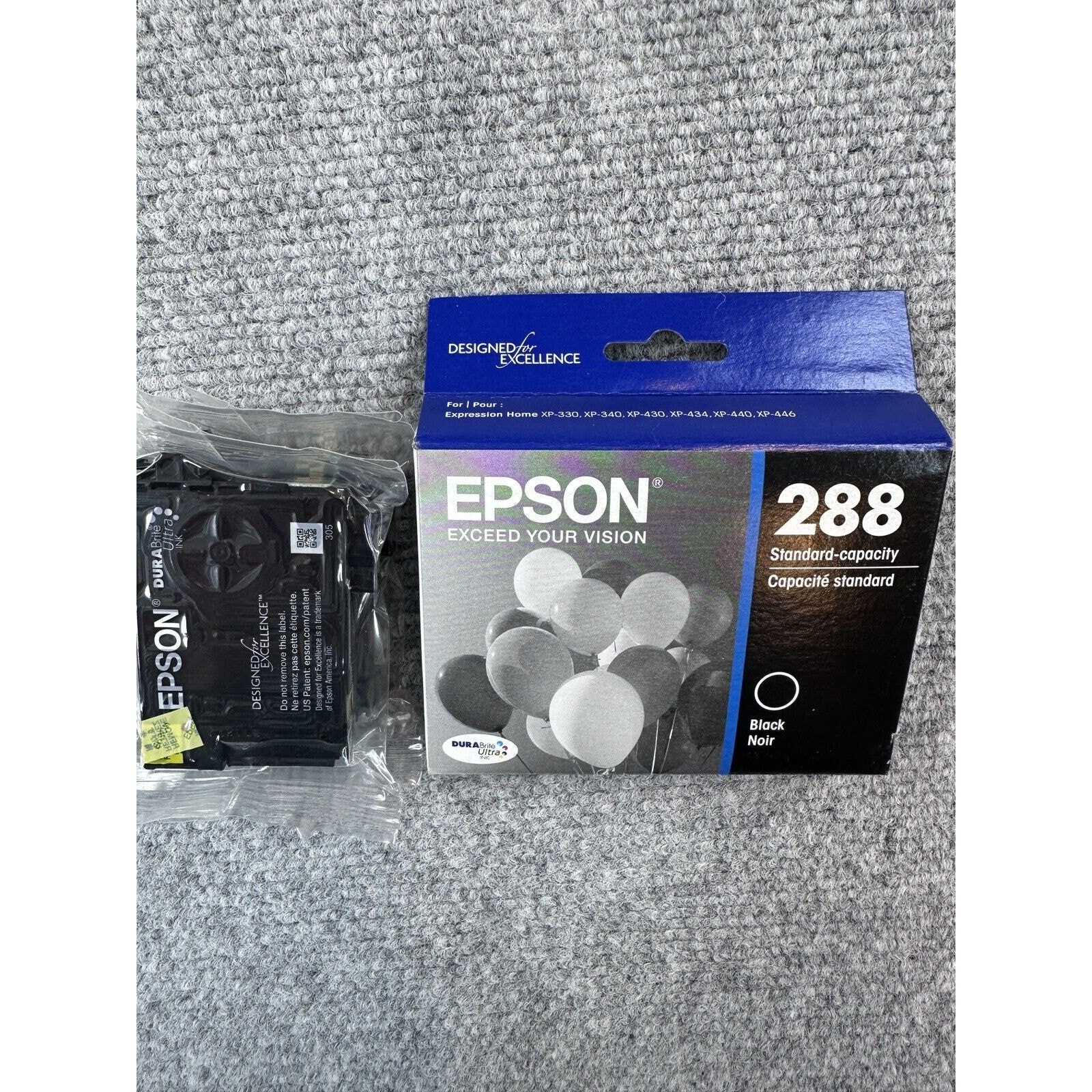 Genuine Epson 288 Ink Cartridges 3 Pack Black Yellow Magenta New Sealed OEM