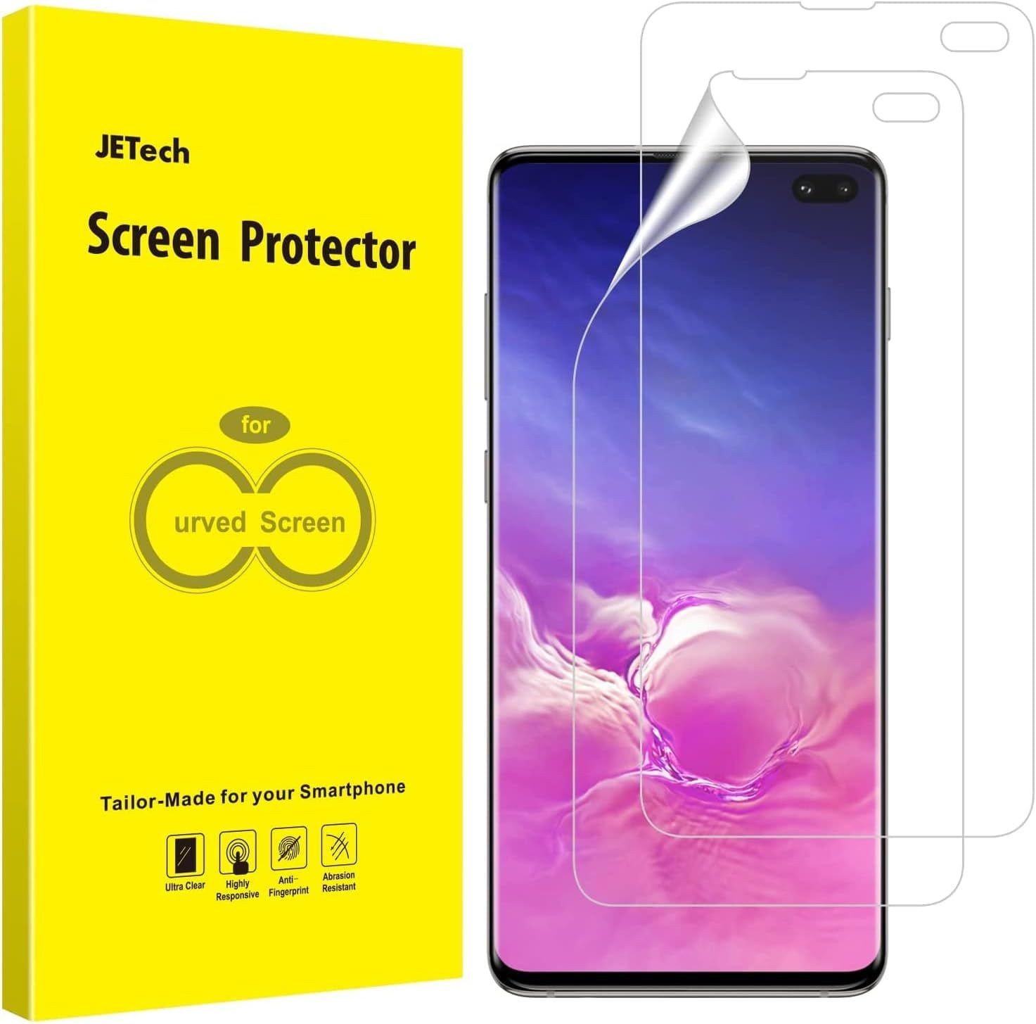 2-Pack TPU Screen Protector for Samsung Galaxy S10 Plus