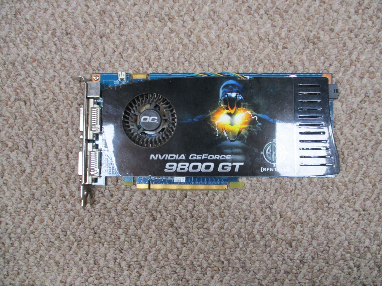 BFG GeForce 9800 GT GE0092 G92-283-B1 Q HYB18H512321BF-10 BFGR98512GTOCE