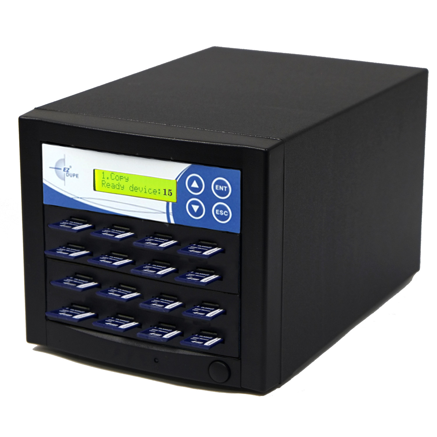 EZ Dupe 1 to 15 MicroSD / SD card Duplicator - Secure Digital Copier & Eraser
