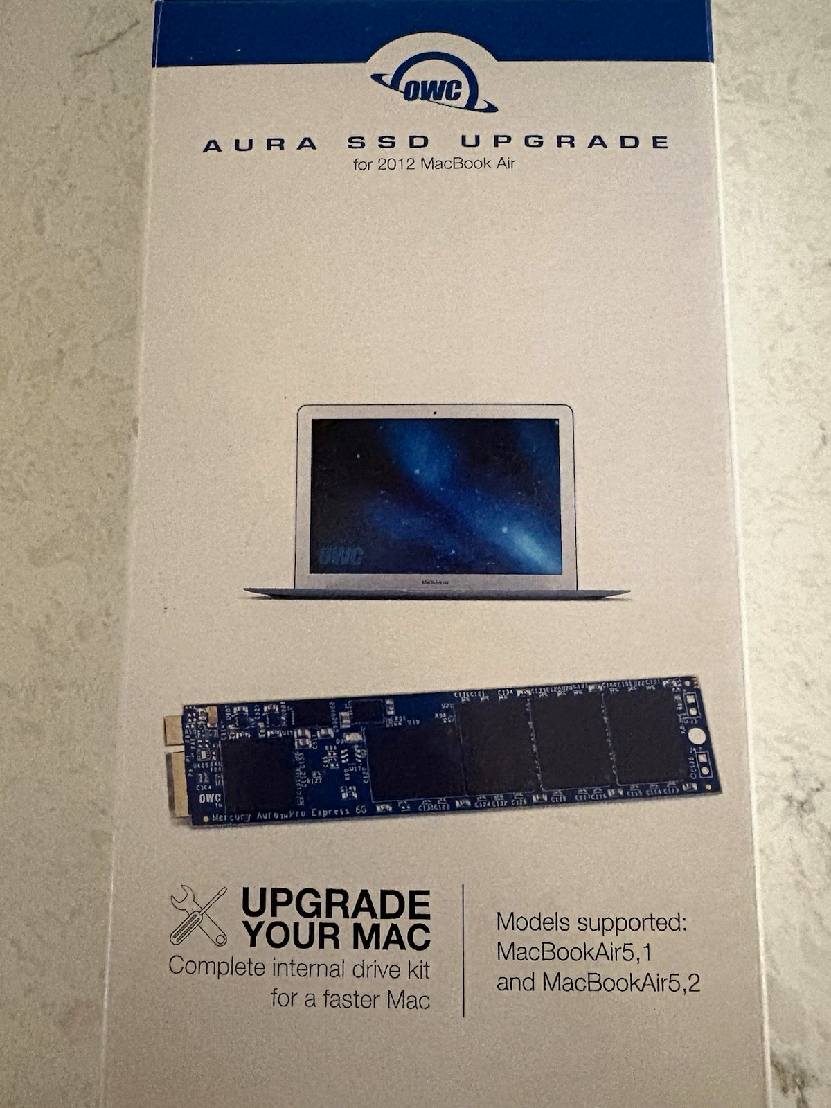 OWC Aura OWC Envoy 240GB USB 3.0 Portable External SSD 2.5in Silver/Black