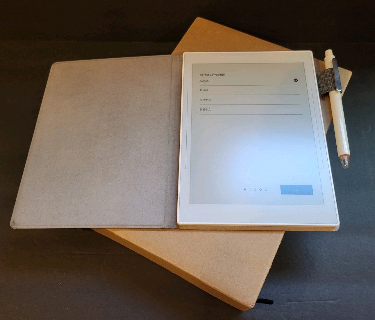Supernote Nomad A6 X2 32GB E-Ink Tablet + Grey Folio + Standard Pen