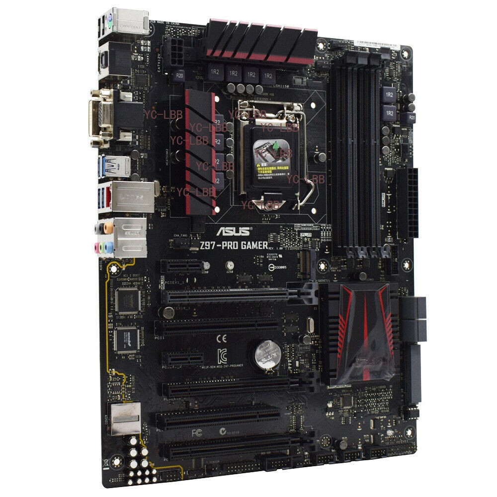 ASUS Z97-PRO GAMER Motherboard Intel Z97 LGA 1150 DDR3 ATX D-Sub HDMI M.2 Core