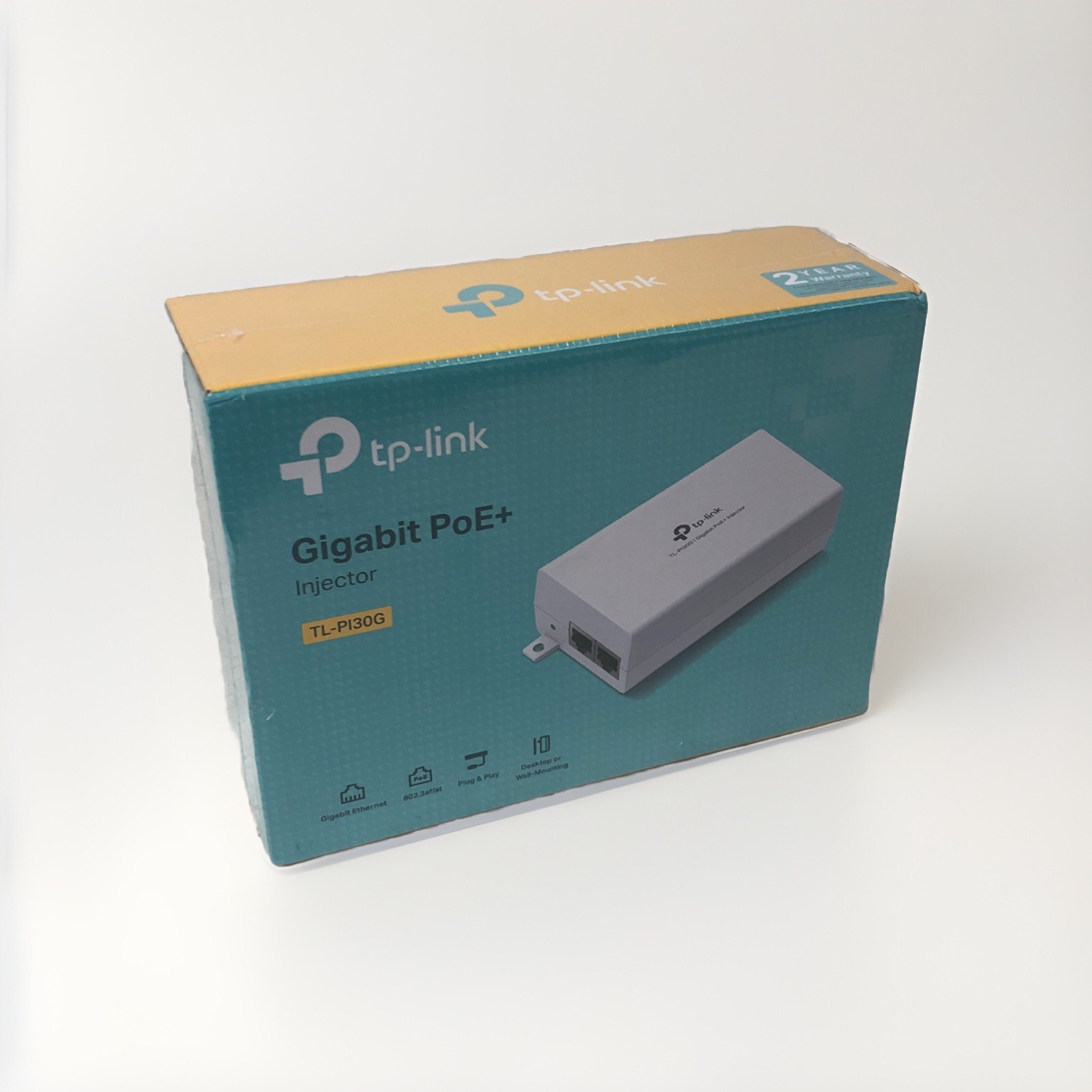 TP-Link TL-PoE170S 802.3at/af/bt Gigabit PoE Injector