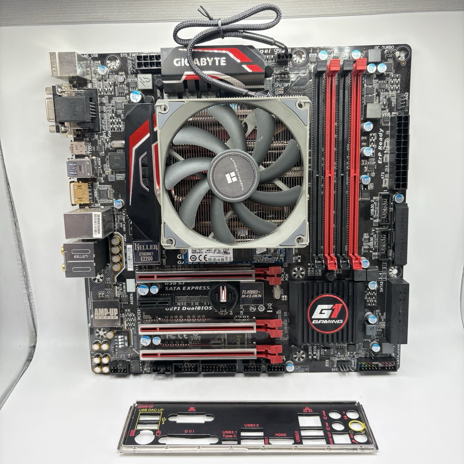 Gigabyte GA-Z170X-Gaming 5 Core i7-6700 4GHz w/ 128GB Kingston & Cooler