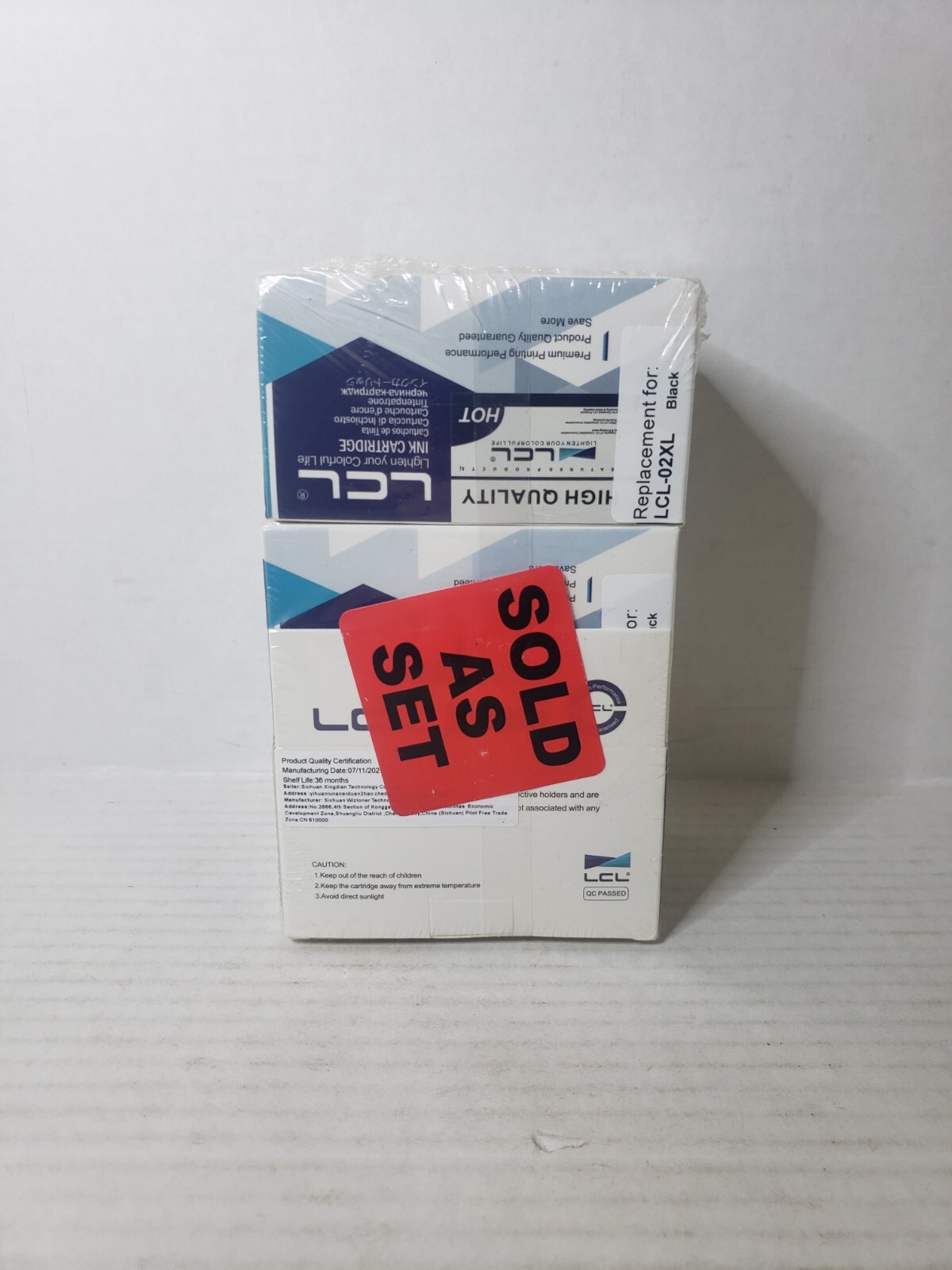 LCL Black Ink Cartridge Replacement For: LCL-02XL