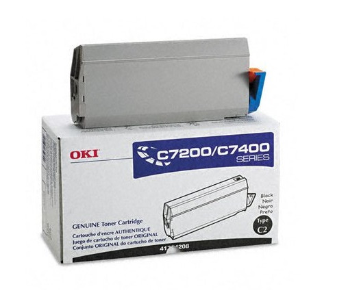 GENUINE OKI 41304208 BLACK TONER CARTRIDGE C7200 C7200n C7400