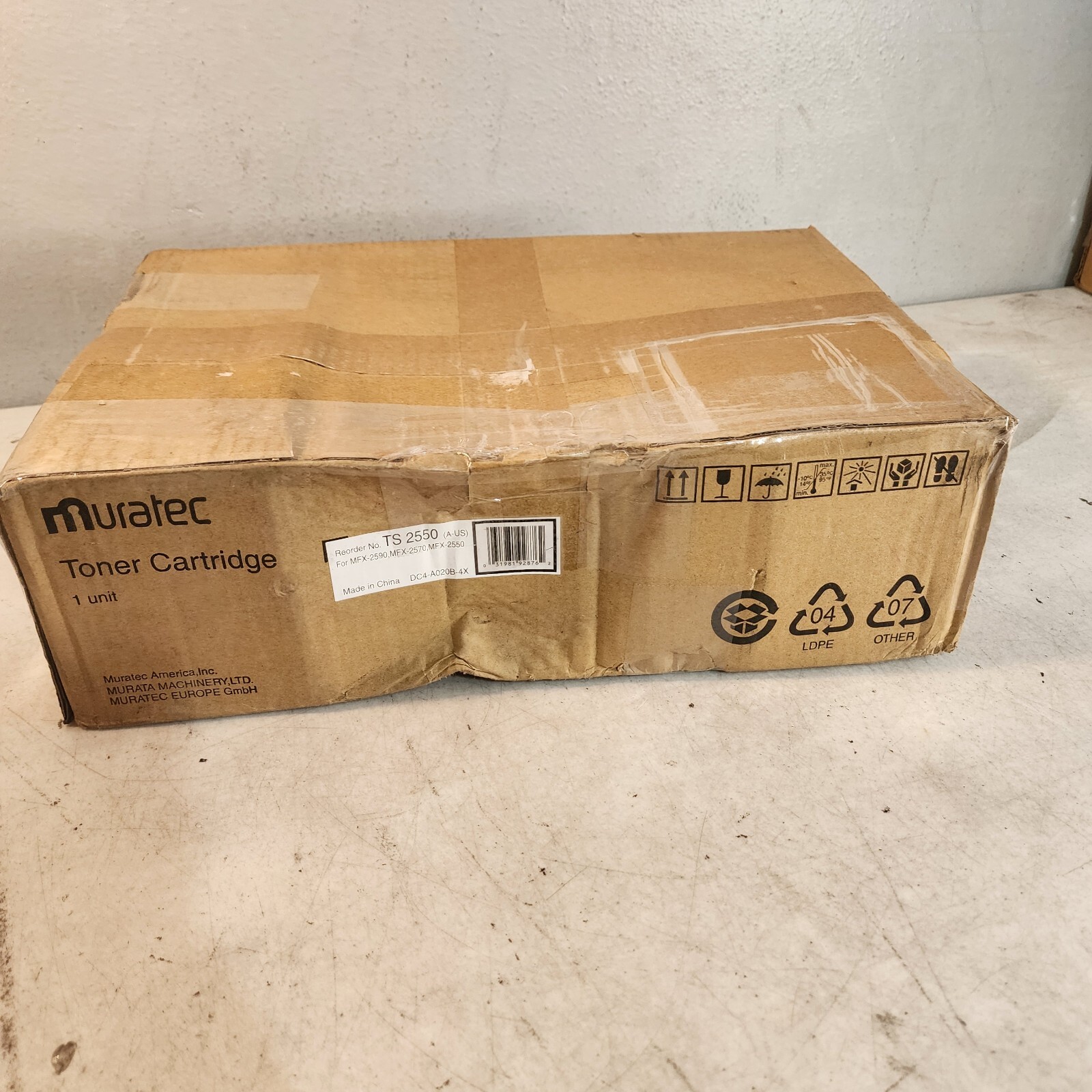 Muratec TS2550 Black Cartridge for MFX-2590 MFX-2570 MFX-2550 Genuine NO BOX