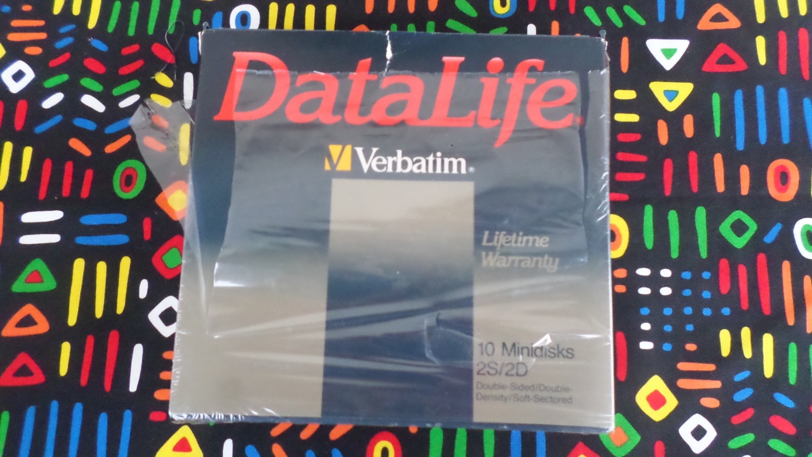 10 Verbatim Datalife 5.25 Floppy Disks 2S2D Double Sided Double Density Open box