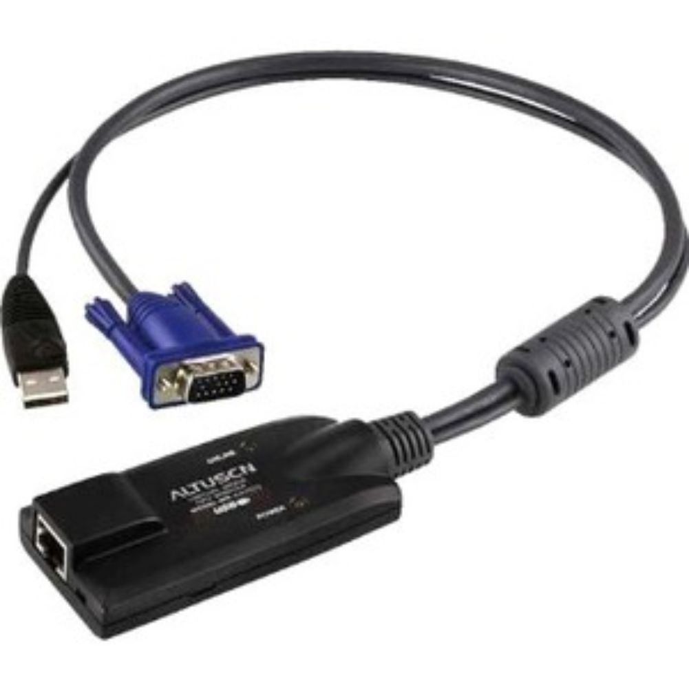 Aten KA7570 KVM Cable - for KVM Switch, Keyboard/Mouse, Network Device - Black