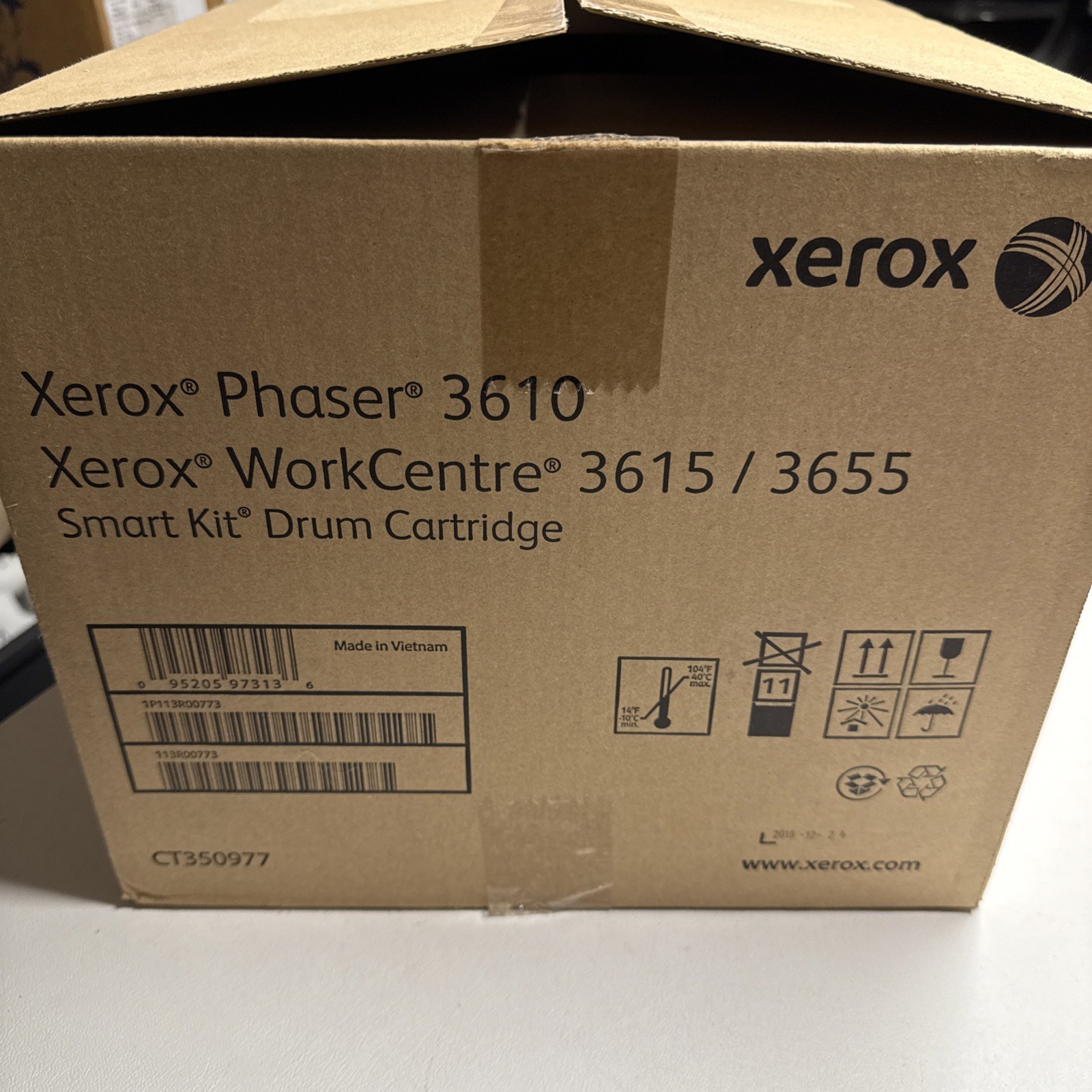 NEW XEROX 113R00773 3610 WorkCentre 3615 3655 Smart Kit Drum Cartridge SEALED