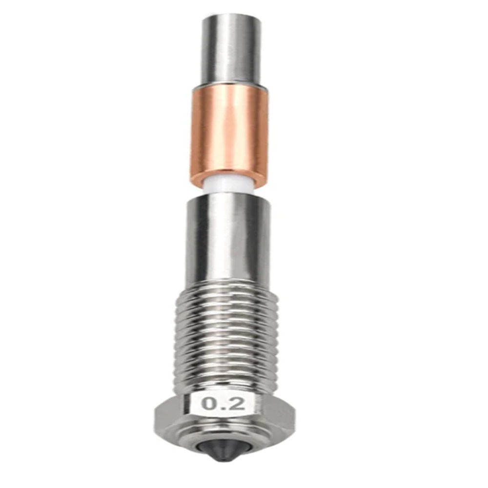 0.2-0.8mm Hotend Kit Extruder Ceramic Nozzle for QIDI Plus 4 3D Printer Upgrades