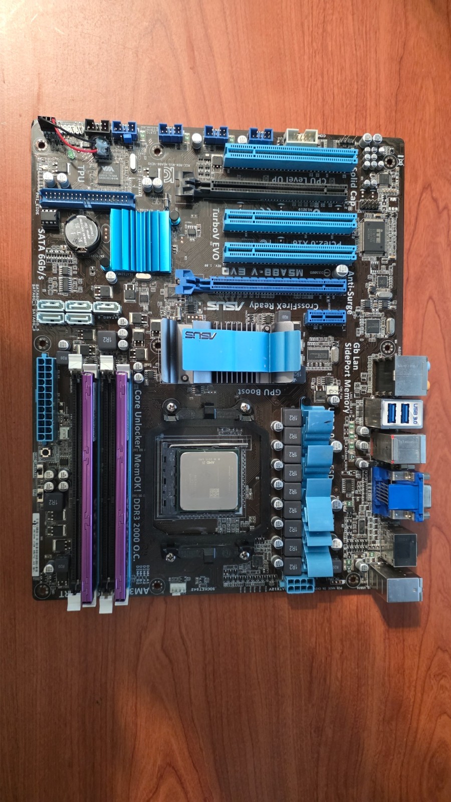 Asus A88‑V Evo Motherboard + AMD FX‑6300 CPU + 16GB (2×8GB) RAM–Barebone Bundle