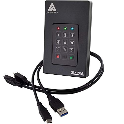 Apricorn Aegis Fortress 4 TB Hard Drive - External (afl3-4tb) (afl34tb)