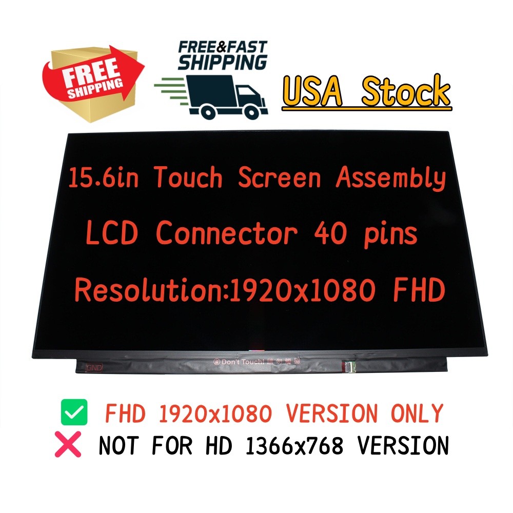NV156FHM-T01 V8.1 V8.0 15.6" FHD Touch Screen LCD Asus Vivobook 15 F1502ZA-WH74