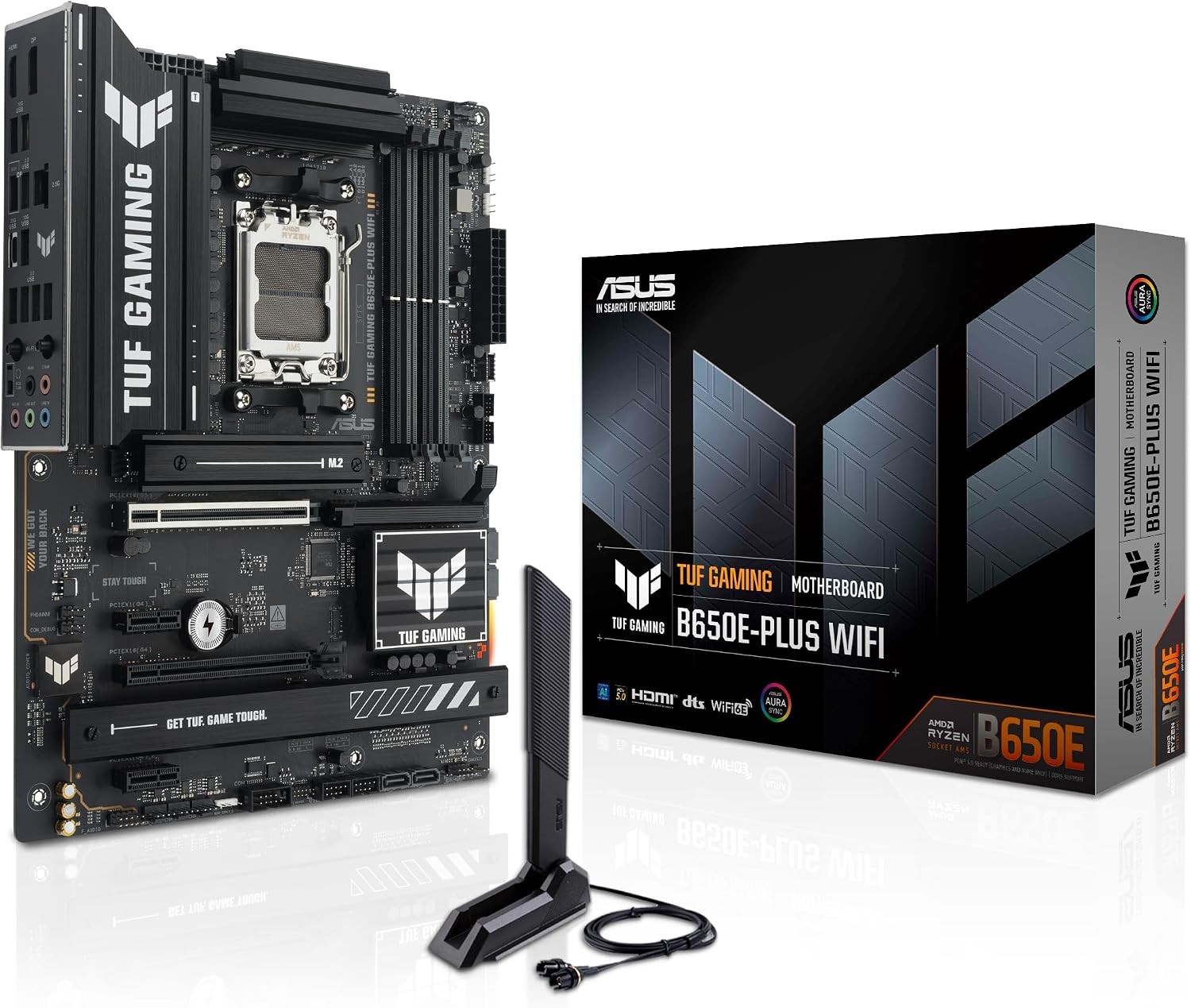ASUS TUF Gaming B650E-PLUS WiFi ATX Motherboard AMD Socket AM5 DDR5 PCIe