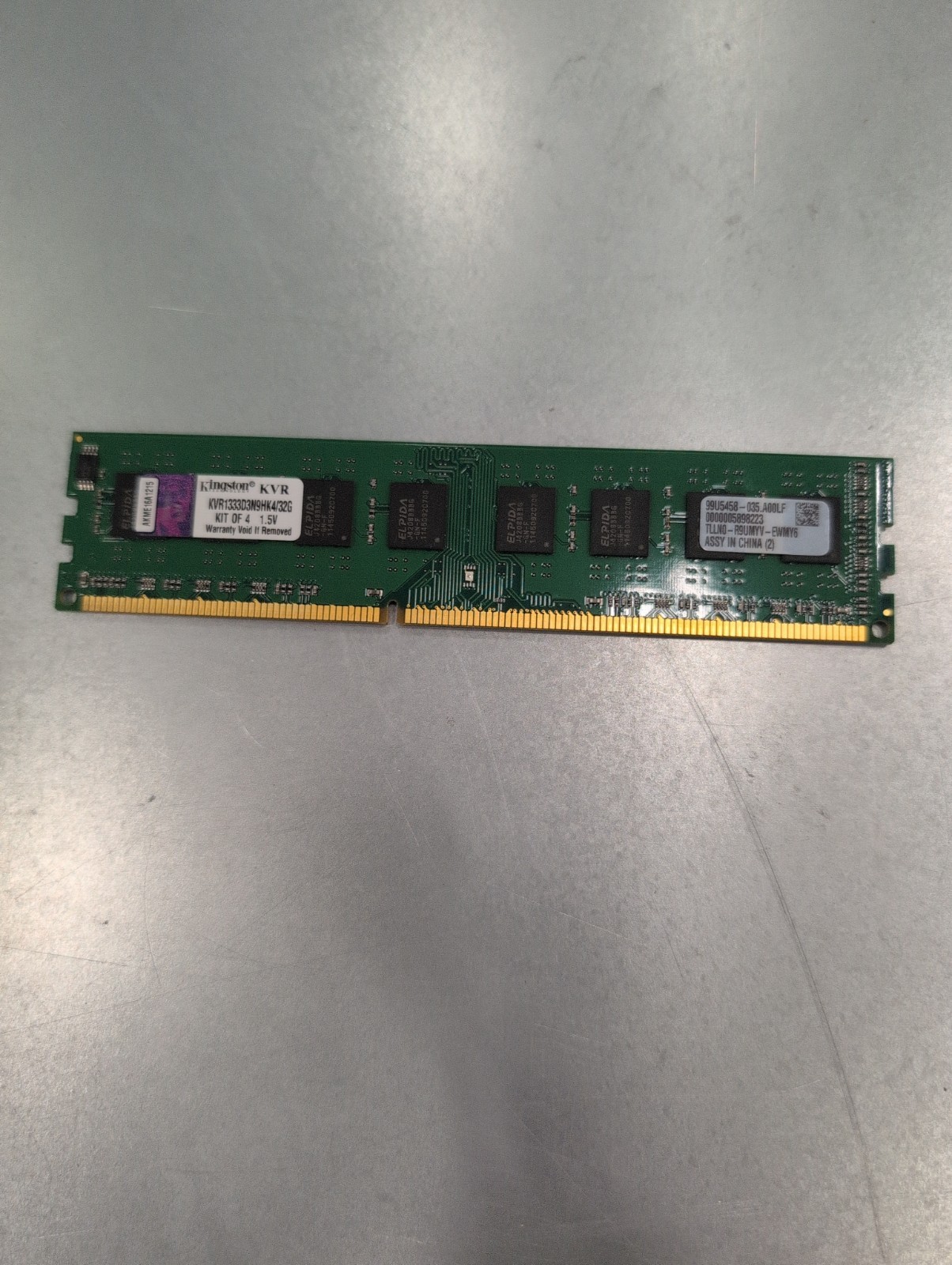 Kingston KVR1333D3N9HK4/32GB 8GB 2Rx8 PC3-10600U  DDR3-1333 Desktop RAM