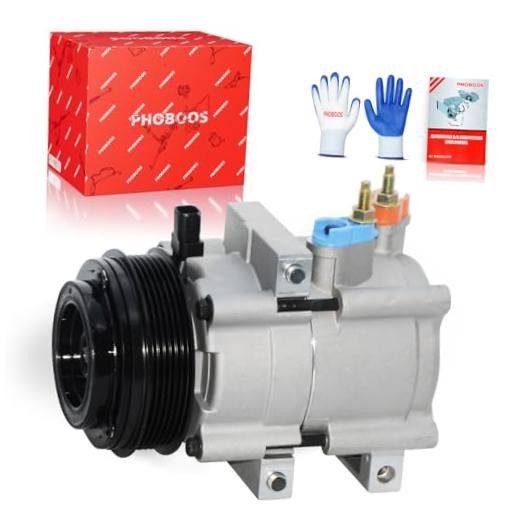 A/C Compressor with Clutch Compatible with Ford E-150, E-250, E-350 Super