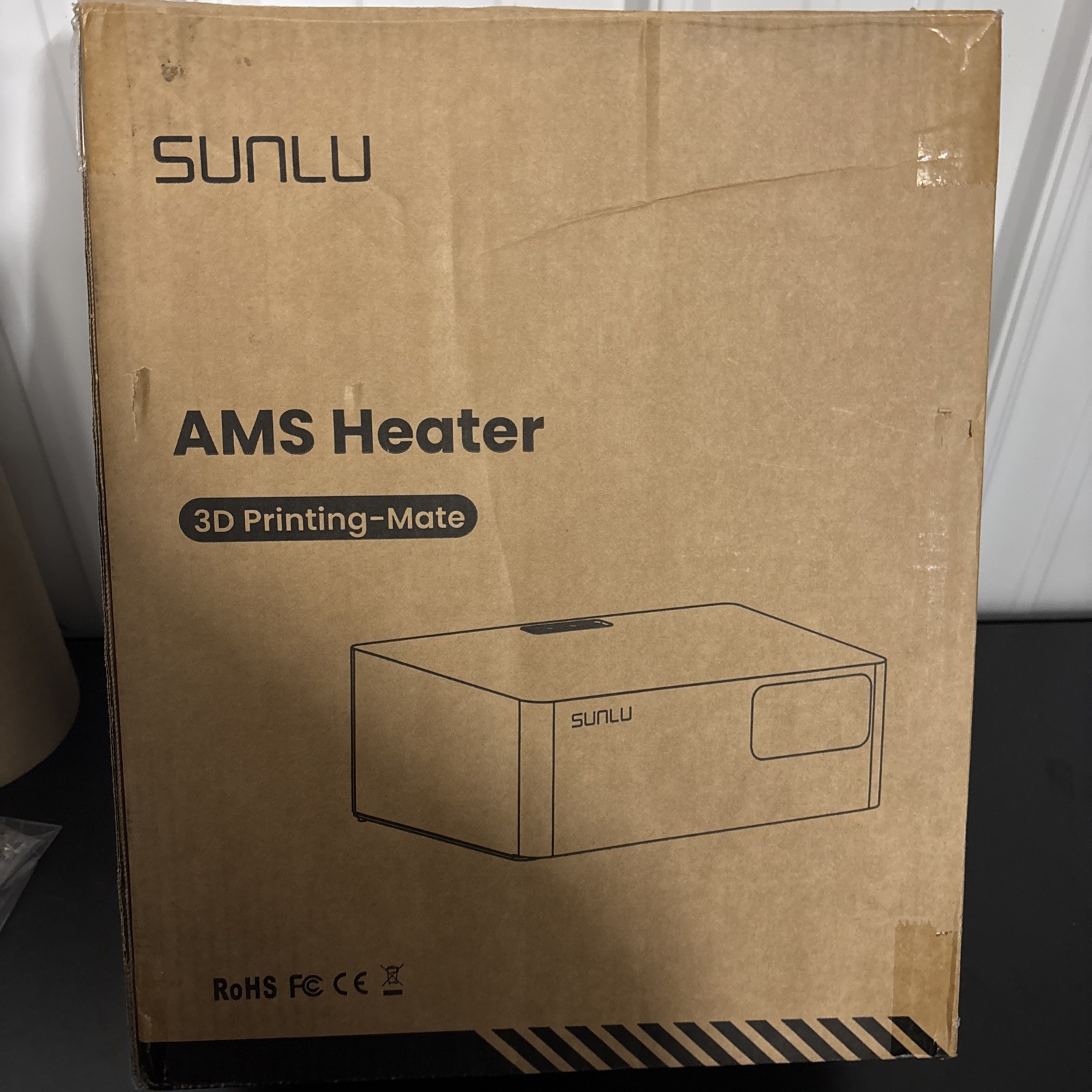 *SUNLU AMS Heater 3D Printing-Mate Filament, Black (NEW Open BOX)