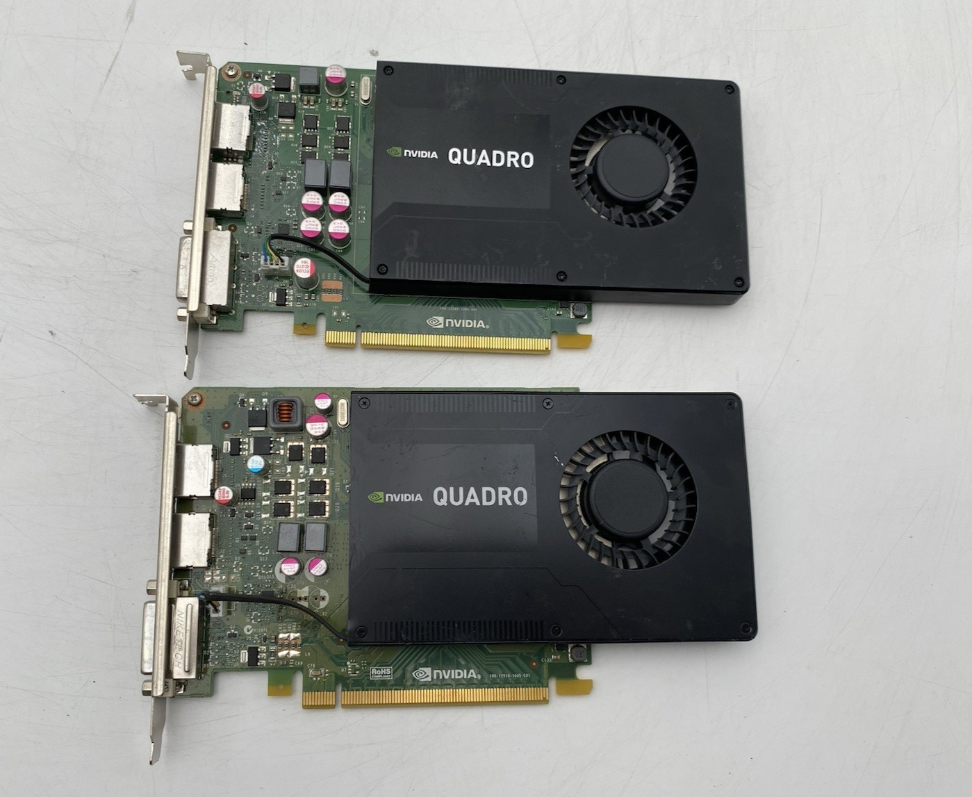 Lot of 2 PNY NVIDIA Quadro K2200 4GB GDDR5 Video Graphics Card