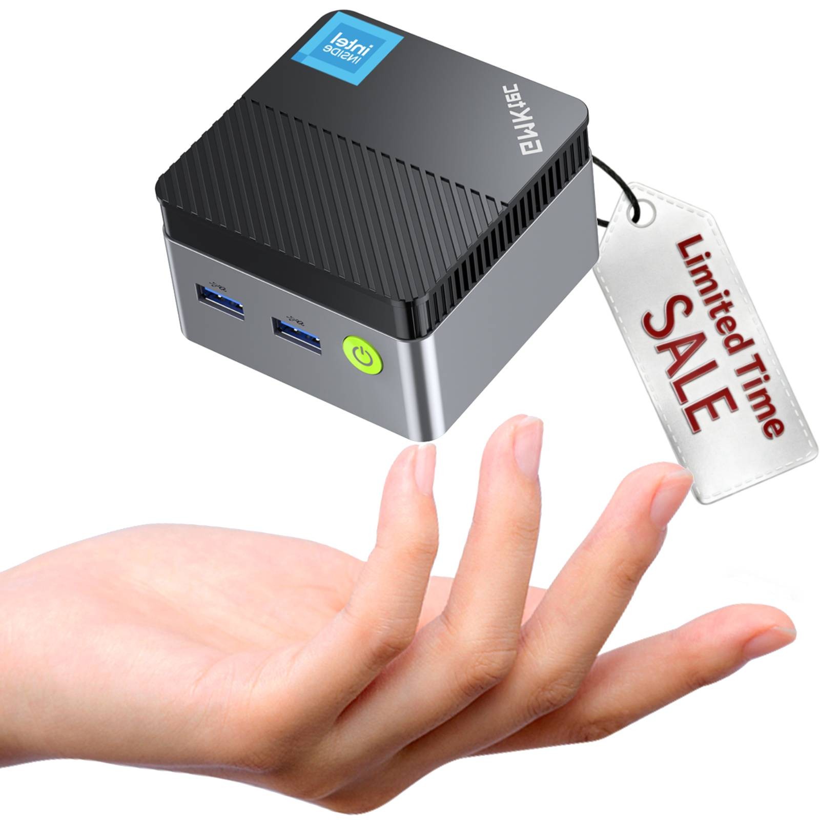 GMKtec G5 Mini PC Intel Alder Lake N97 12GB RAM 256GB SSD Desktop Computer