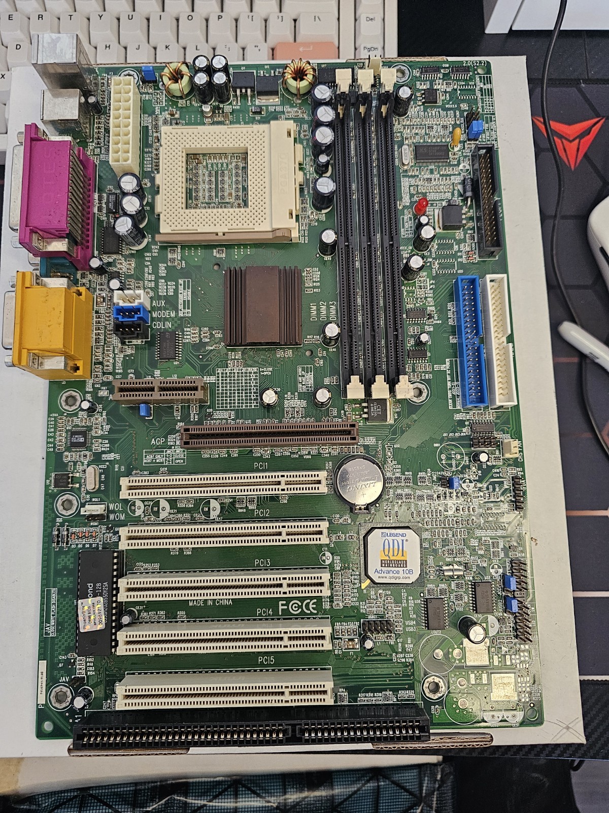 Legend QDI Advance 10B P6V694X/A10B LGA 370 Motherboard