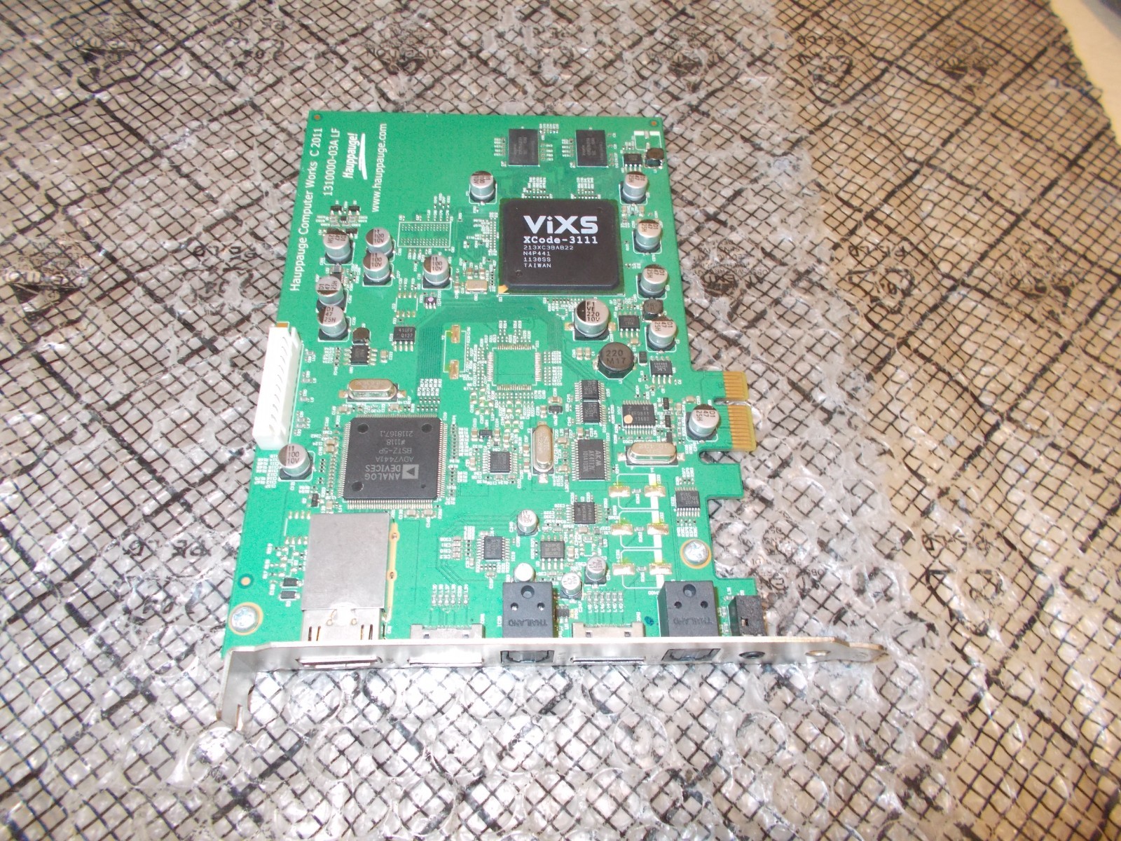 Hauppauge Colossus 131201 LF Rev C2 PCI-E X1 HD Video/Gaming Recorder Card